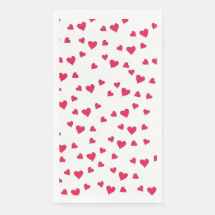 Einfach Stylisch Süß Verspielt Minimalistisch Herz Serviette