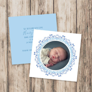 Einfach süße elegante Baby-Junge-Blumen-Foto