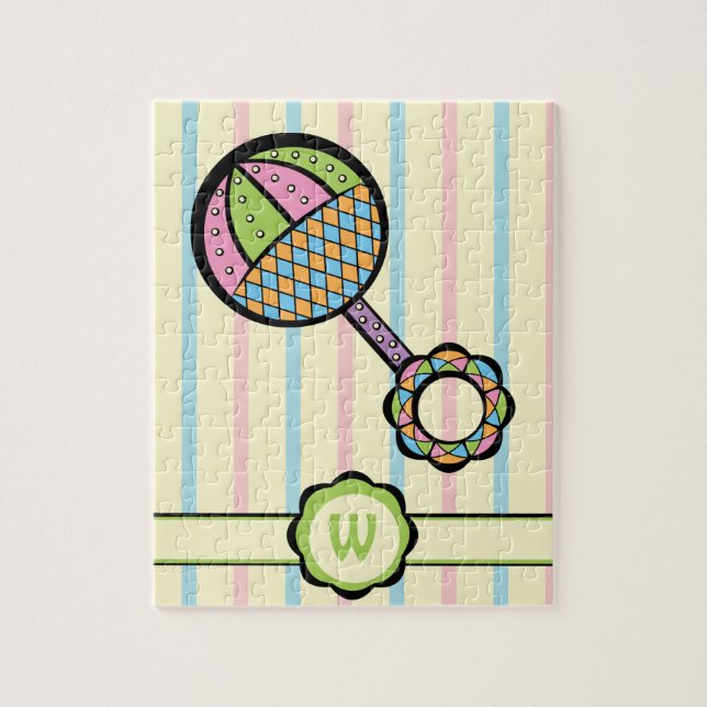 Einfach süßes Geklapper-Puzzlespiel Puzzle (Vertikal)