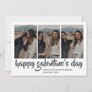 Einfach Süßes Herz Frohen Galentines-Tag beste Fre Feiertagskarte