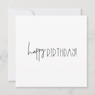 Einfach Sweet Happy Birthday Wish Card Karte