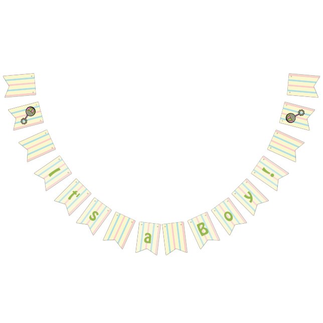 Einfach Sweet Rattle Bunting Banner (Alle)