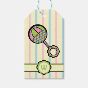 Einfach Sweet Rattle Gift Tag Geschenkanhänger