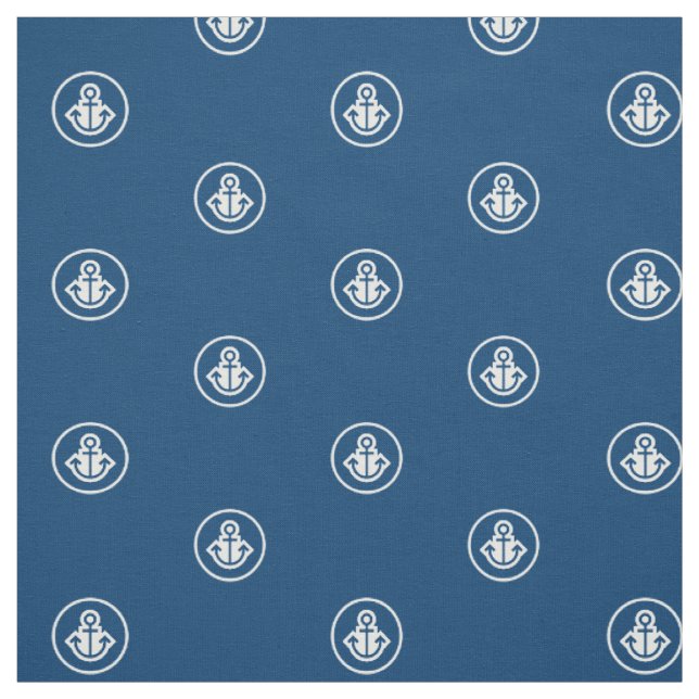 Einfach Symbole - ANCHOR + Ihre Ideen Stoff (Muster)