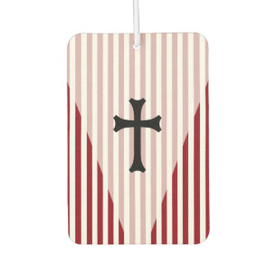Einfach Symbole - CHRISTLICHER CROSS + Ihre Ideen Autolufterfrischer