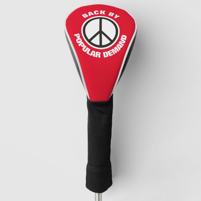 Einfach Symbole/Ikonen - FRIEDEN + Ideen Golf Headcover (Vorderseite)