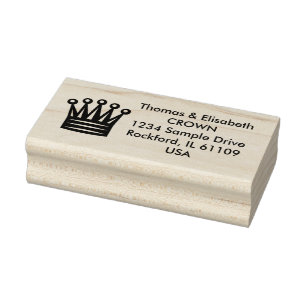 Einfach Symbole/Ikonen - KRONE + Ideen Gummistempel