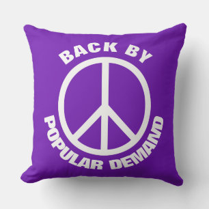 Einfach Symbole - PEACE + Ihre Ideen Kissen