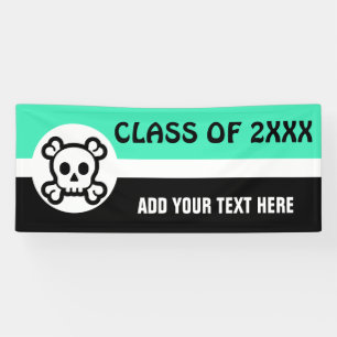 Einfach Symbole - SKULL & BONES + Ihre Ideen Banner