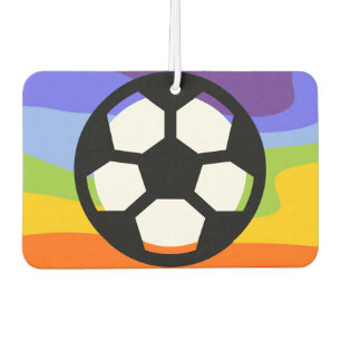 Einfach Symbole - SOCCER BALL + Ihre Ideen Autolufterfrischer