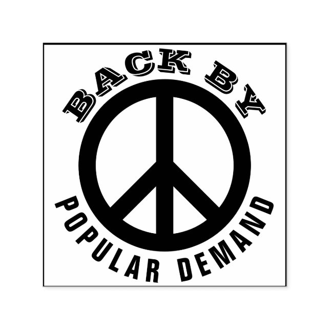 Einfach Symbole / Symbole - PEACE + Ideen Permastempel (Design)