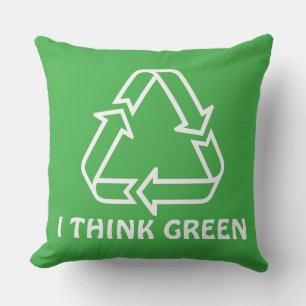 Einfach Symbole / Symbole - RECYCLE + Ideen Kissen Für Draußen