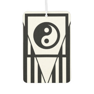 Einfach Symbole - YIN & YANG + Ihre Ideen Autolufterfrischer