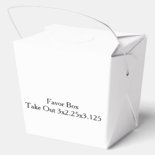einfach Take Out 3x2,25x3,125 Geschenkschachtel