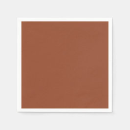 Einfach Terracotta Cocktail Napkins Serviette