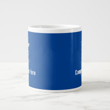 Einfach tiefblau und weiß Ihr Logo hier Vorlage
