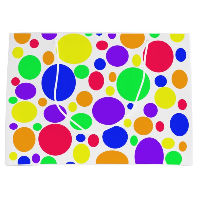 Einfach umwerfende SPOTS Große Geschenktüte (Vorderseite)