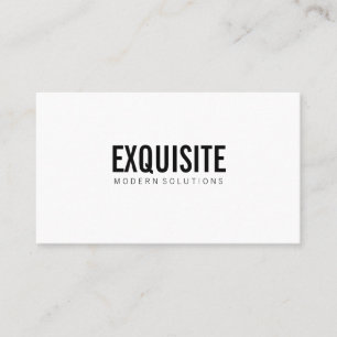 Einfach und Beruflich mit Icons Visitenkarte