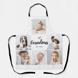Einfach und elegant | Foto-Collage für Oma Schürze