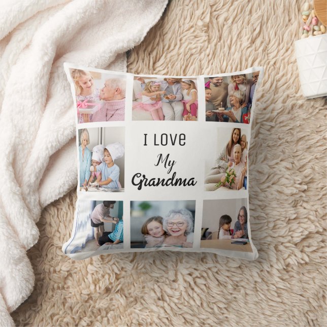 Einfach und elegant| FotoCollage für Oma Kissen (Decke)