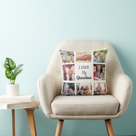 Einfach und elegant| FotoCollage für Oma Kissen