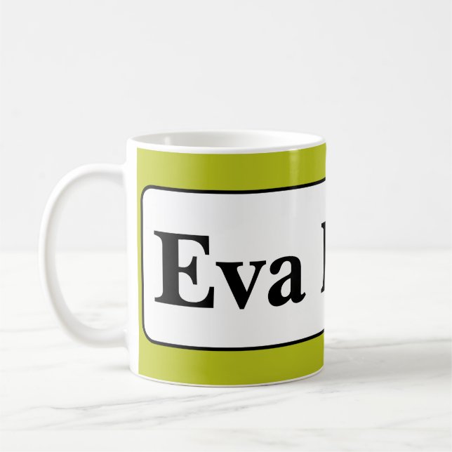 Einfach und elegant kaffeetasse (Links)