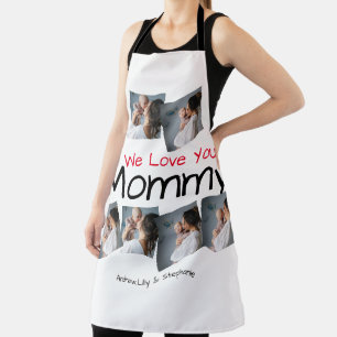 Einfach und elegant Mutter Tage Geschenk Foto Co Schürze