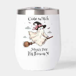 Einfach und elegant Niedlich Hexe erstes Halloween