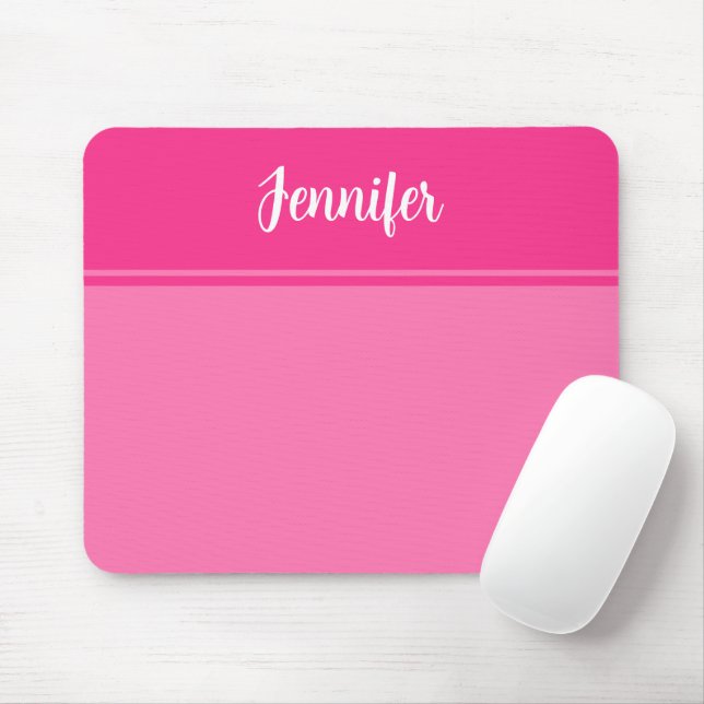 Einfach und Hübscher, Hot-Pink-Strip-Individuelle  Mousepad (Mit Mouse)
