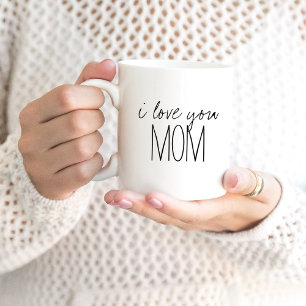 Einfach und süß Personalisiert I Liebe Sie Mama Tasse
