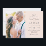 Einfach United Foto Wedding Invitation SUN Einladung<br><div class="desc">Modern design by © berrysweet . Frühstück Digital Files and Matching Items Schluck! Visit our website at www.berryberrysweet.com for more details!</div>