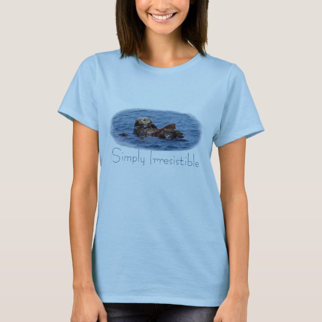 Einfach unwiderstehliches Seeotter-Damen-T-Shirt T-Shirt (Vorderseite)