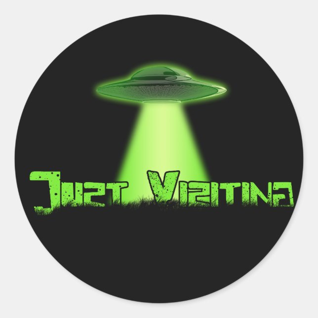 Einfach V2 Aufkleber besuchen (Vorderseite)