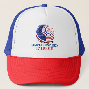 Einfach vereint mit den Patrioten von United We St Truckerkappe