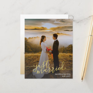 Einfach verheiratetes Foto