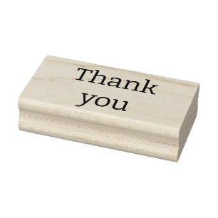 Einfach" Vielen Dank" Benutzerdefinierte Nachricht Gummistempel