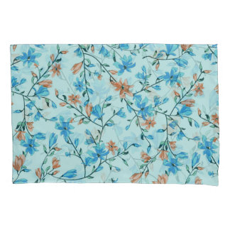 Einfach Vintag: Blumenmuster Kissenbezug