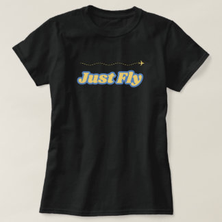Einfach Vintage-Typografie fliegen Aviation T-Shirt