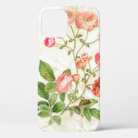 Einfach Vintages Viktorianisches rosa Blumendesign