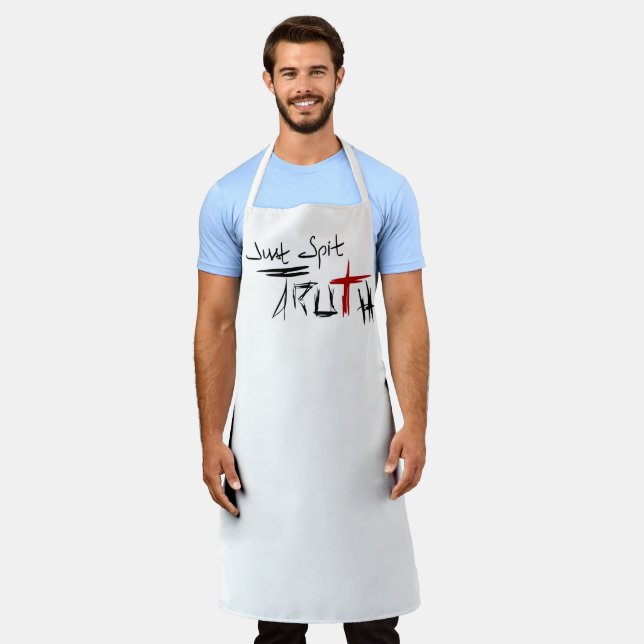 Einfach Wahrheit Christlich ausspucken Schürze (Getragen)