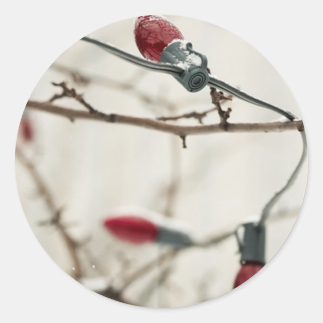 Einfach Weihnachtskarten und Aufkleber (Vorderseite)