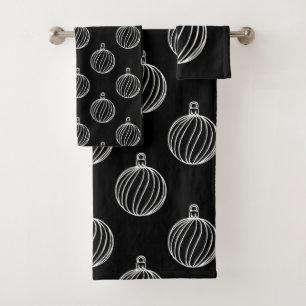 Einfach Weihnachtskollektion - Bauble Badhandtuch Set
