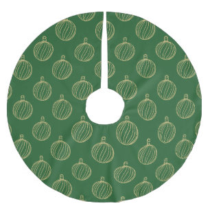 Einfach Weihnachtskollektion - Bauble Polyester Weihnachtsbaumdecke