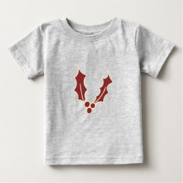 Einfach Weihnachtskollektion - Holly Baby T-shirt