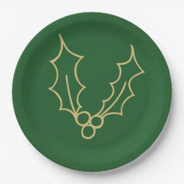 Einfach Weihnachtskollektion - Holly Pappteller