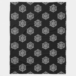 Einfach Weihnachtskollektion - Schneeflocke Fleecedecke