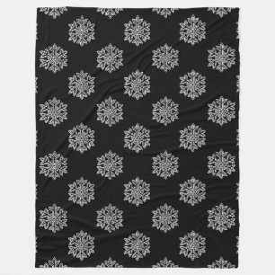 Einfach Weihnachtskollektion - Schneeflocke Fleecedecke