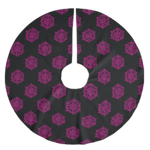 Einfach Weihnachtskollektion - Schneeflocke Polyester Weihnachtsbaumdecke
