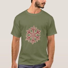 Einfach Weihnachtskollektion - Schneeflocke T-Shirt