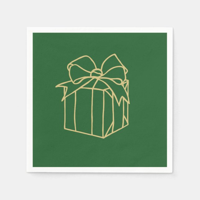 Einfach Weihnachtskollektion - vorhanden Serviette (Vorderseite)